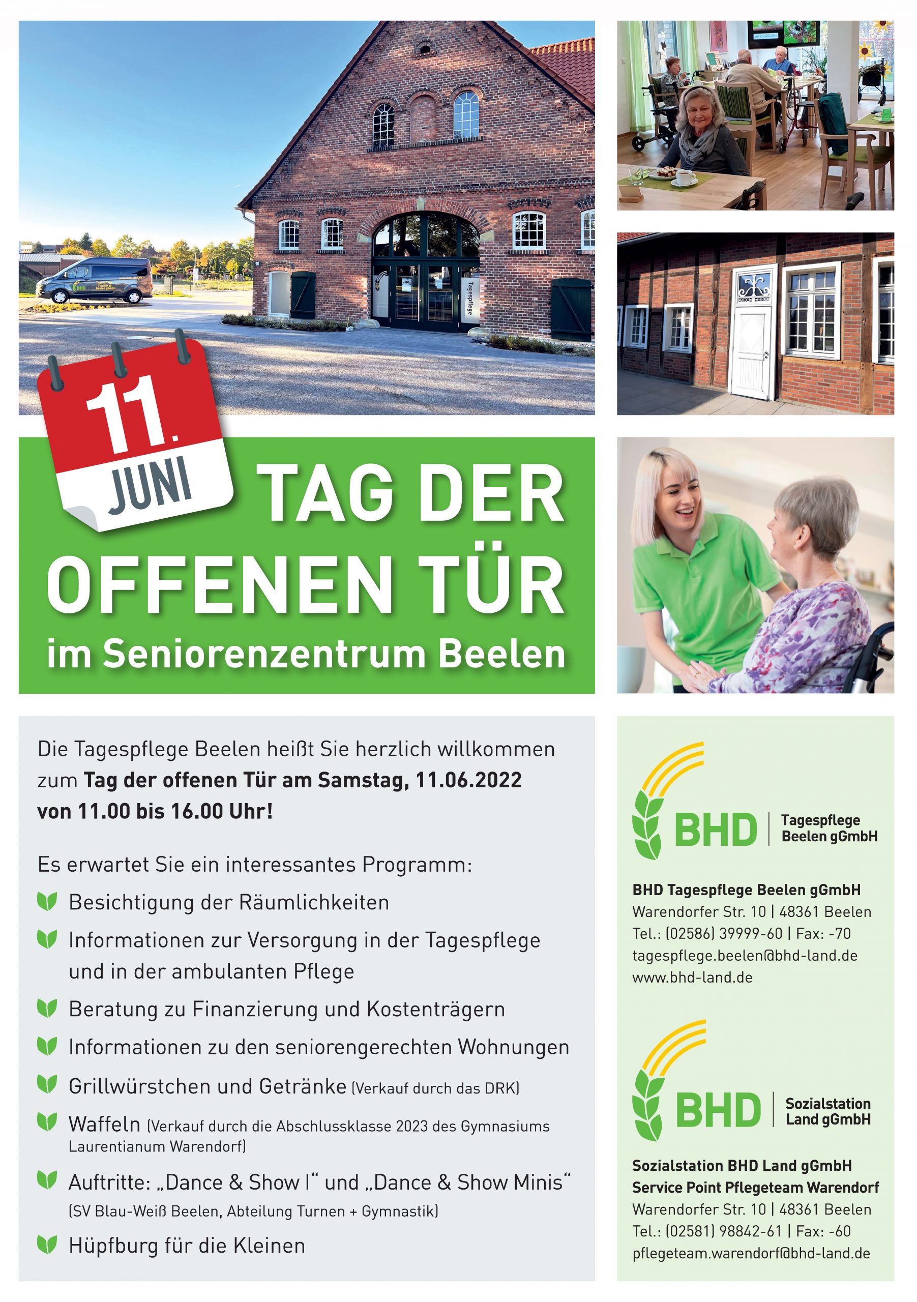 Plakat_DIN_A4_Tag der offenen Tür_ Seniorenz entrum Beelen
