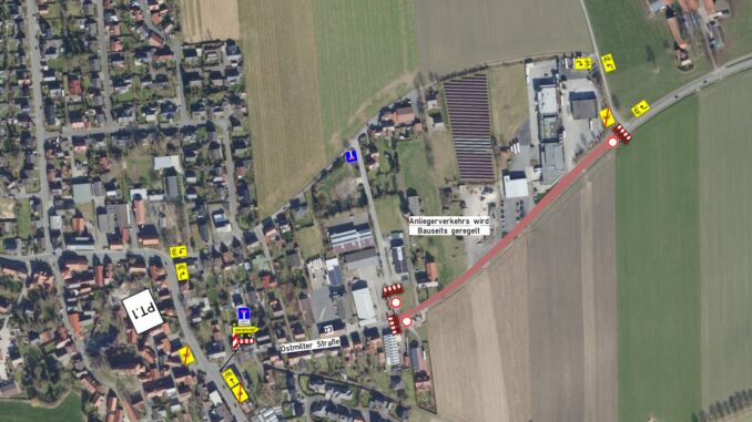 Umleitung Ostmilter Str Kopie