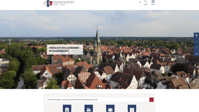 Homepage Warendorf